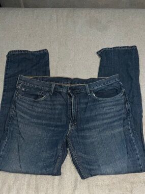 Levi's Men's Dark Blue Straight Jeans
